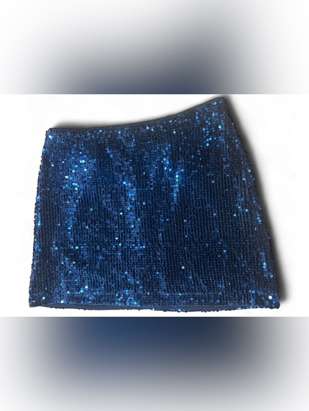 Joie Navy Sequined Mini Skirt